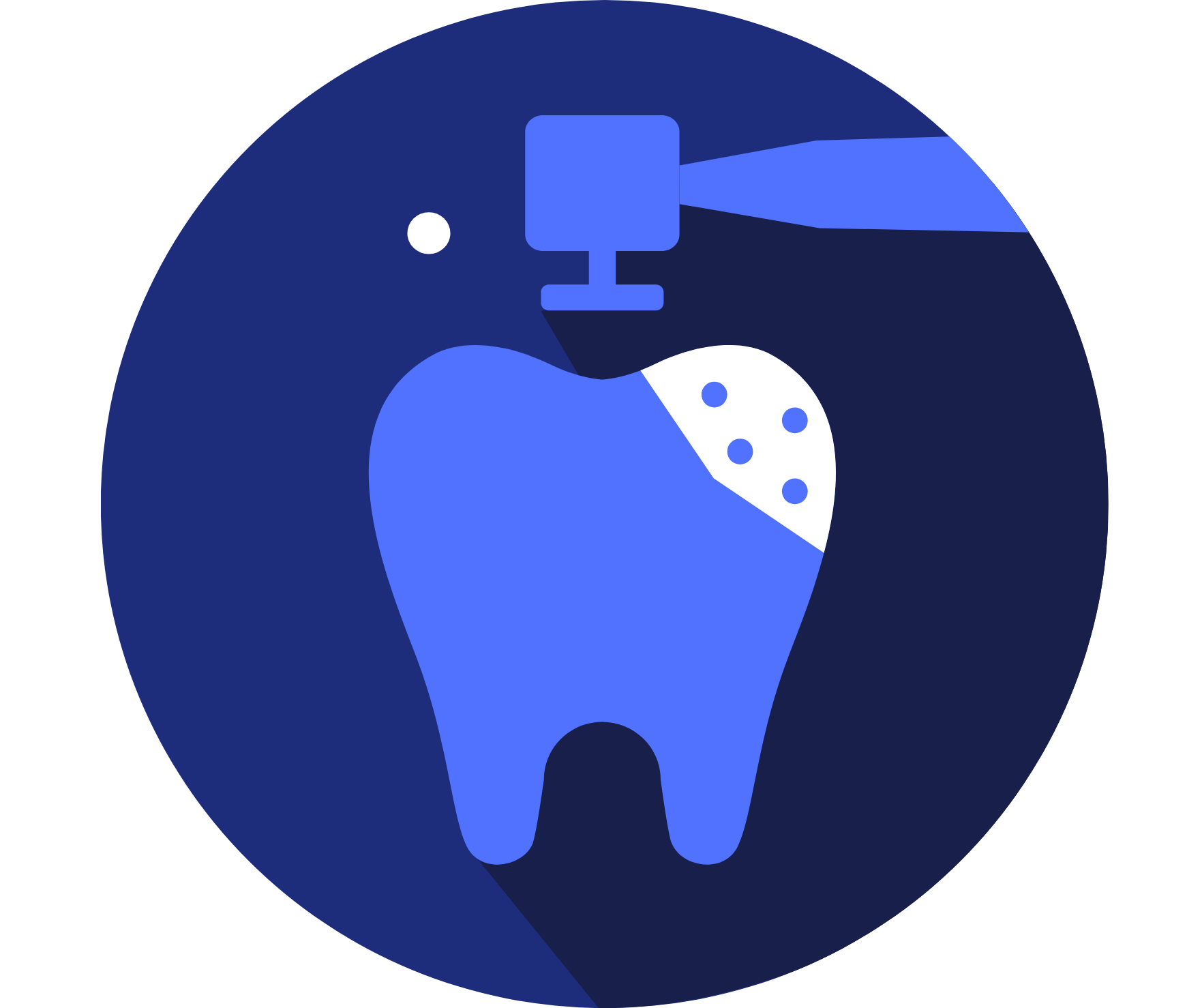 Ícone de prótese e implantes